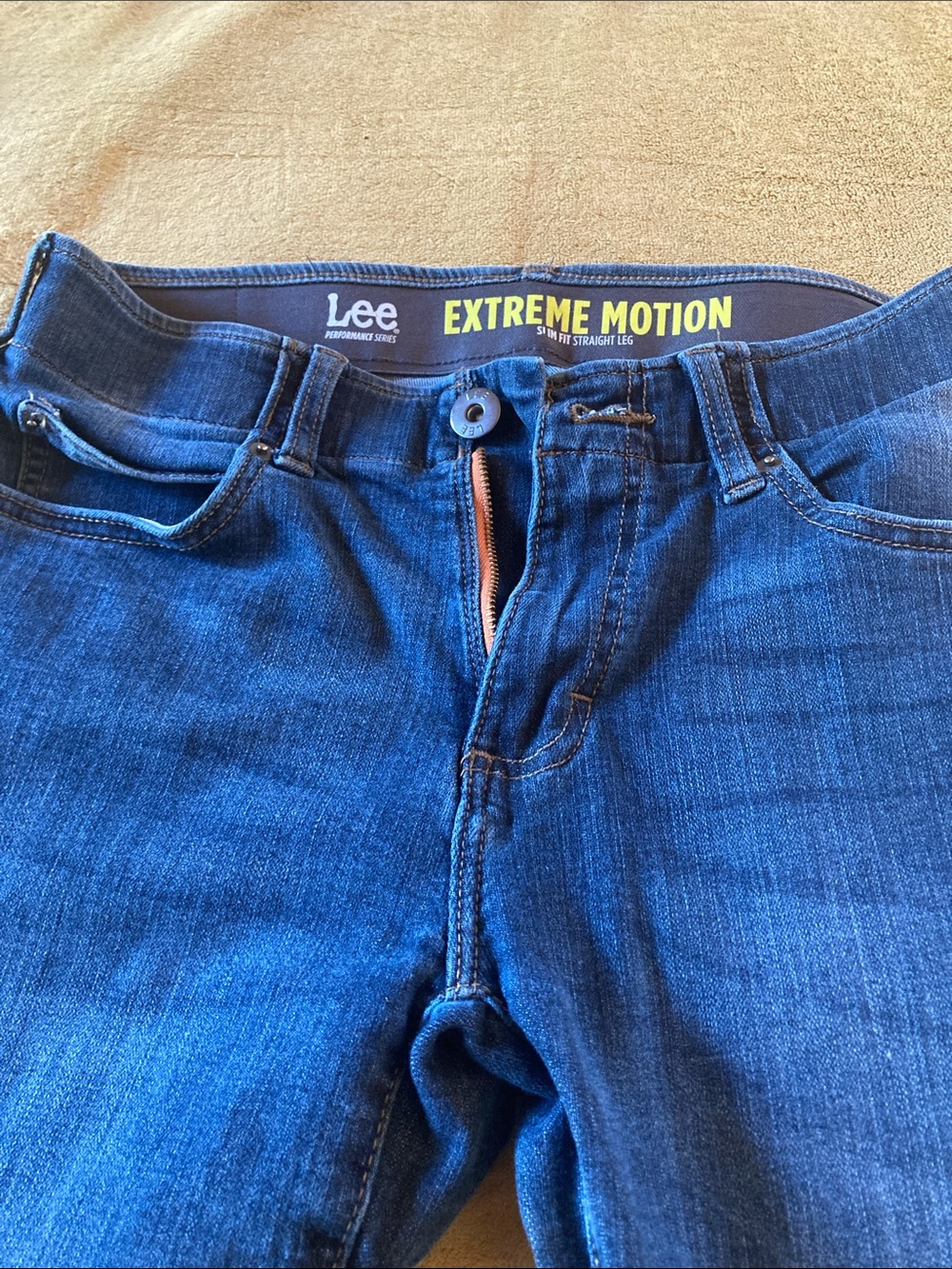 Lee Men’s Indigo Slim Straight Jeans